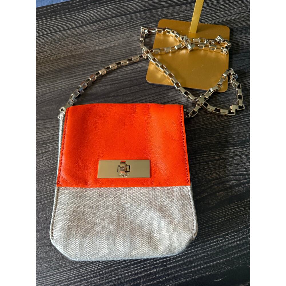 KATE SPADE NEW YORK Lincoln Square Fabric/Leather Square Chain Bag